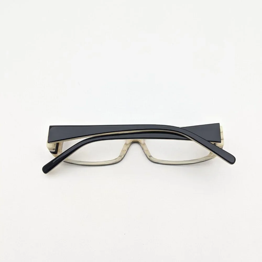 🕶️Lavita St. Moritz Black/Bone Eyeglasses 52/16/137 | ALJ128🕶️